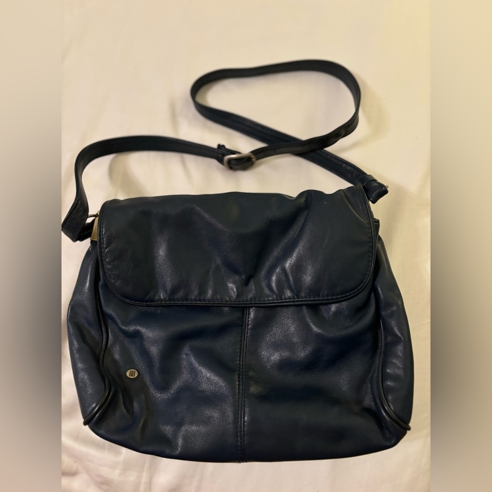 Dark teal one shoulder bag